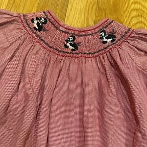 Strasburg Pink Textured Dress - 12M - Great Condition